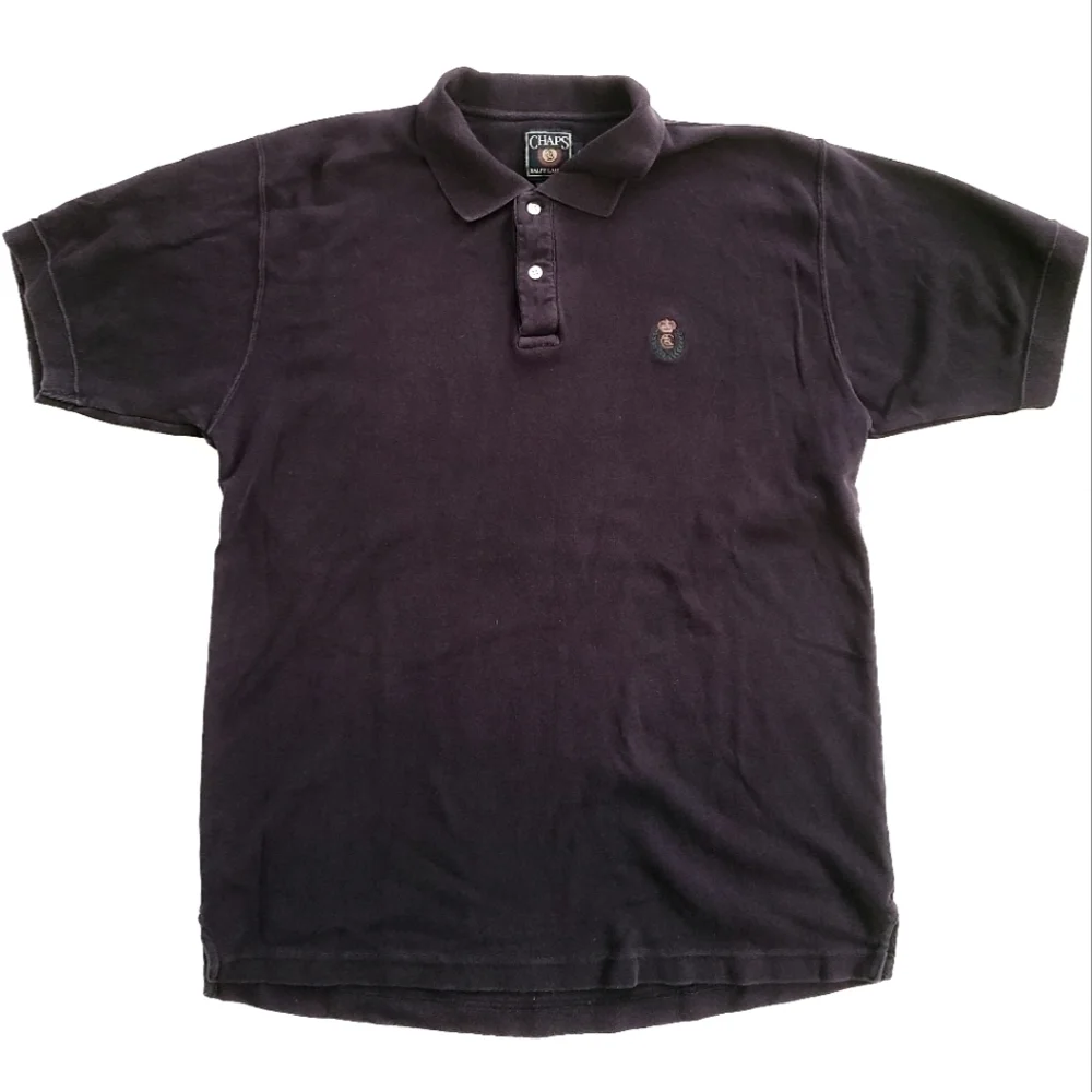 CHAPS Ralph Lauren Vintage Navy Blue Polo Shirt
